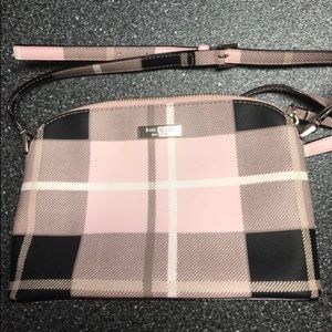 Kate Spade Pink Plaid Crossbody